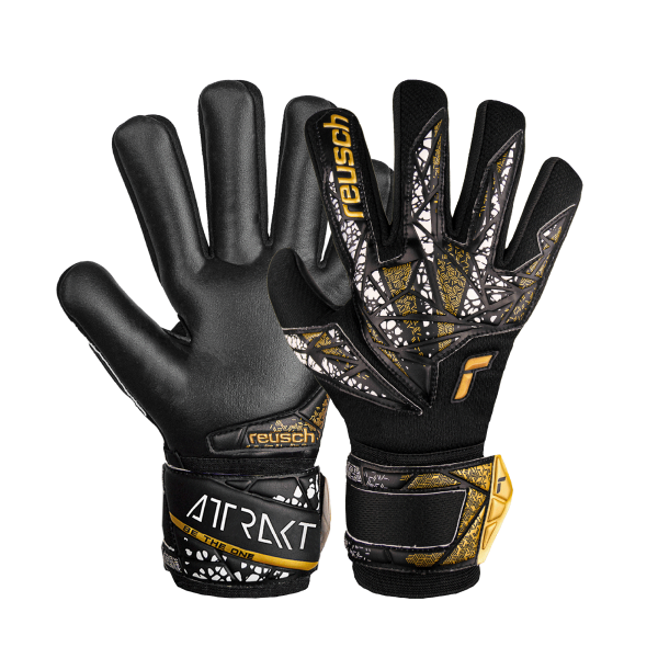 Reusch Attrakt Silver NC Finger Support 5470250 7740 weiss schwarz gold 1